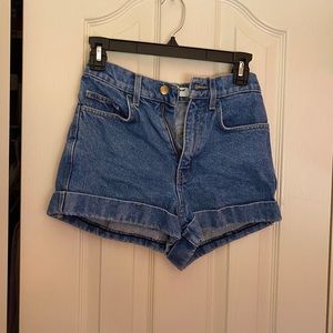 American Apparel Jean Shorts